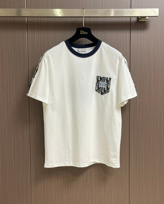 DIO* Logo patch cotton T-shirt