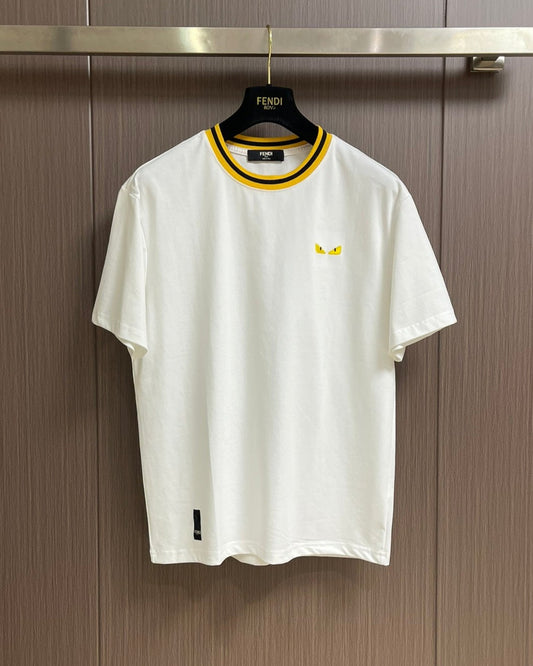 FEND1  Embroidered logo T-shirt