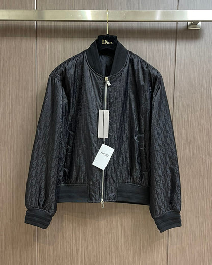 DIO* Technical Jacquard Oblique bomber jacket