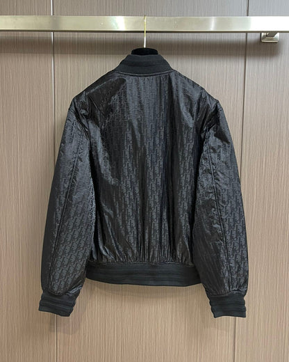 DIO* Technical Jacquard Oblique bomber jacket