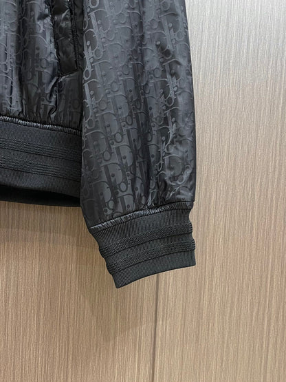 DIO* Technical Jacquard Oblique bomber jacket