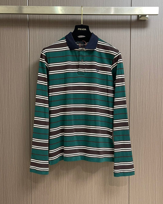 PRA* Cotton polo shirt