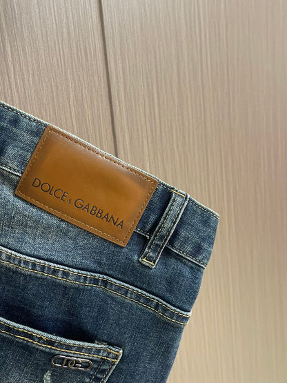 DOL*E&G Slim-fit stretch denim jeans