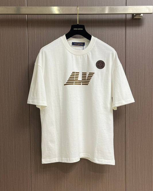 LOUI*V Washed Printed Cotton T-Shirt