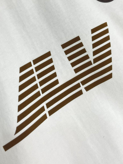 LOUI*V Washed Printed Cotton T-Shirt