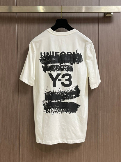 Y---3 U GFX Cotton T-Shirt