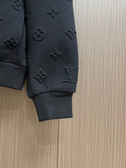 LOUI*V Embossed Monogram Jersey Tracksuit Top