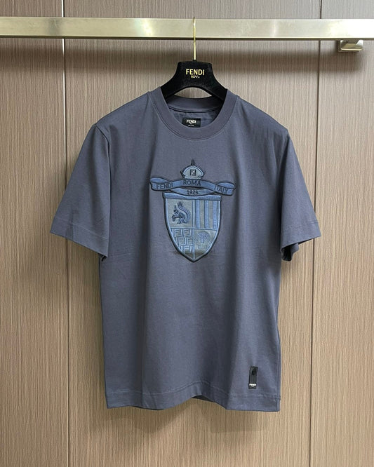 FEND1  Navy blue cotton T-shirt