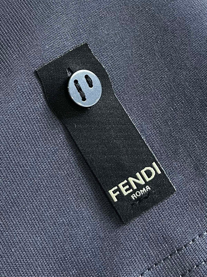 FEND1  Navy blue cotton T-shirt
