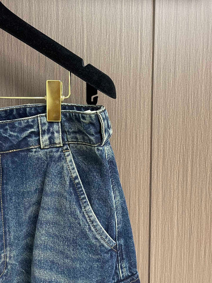 PRA* Denim cargo jeans