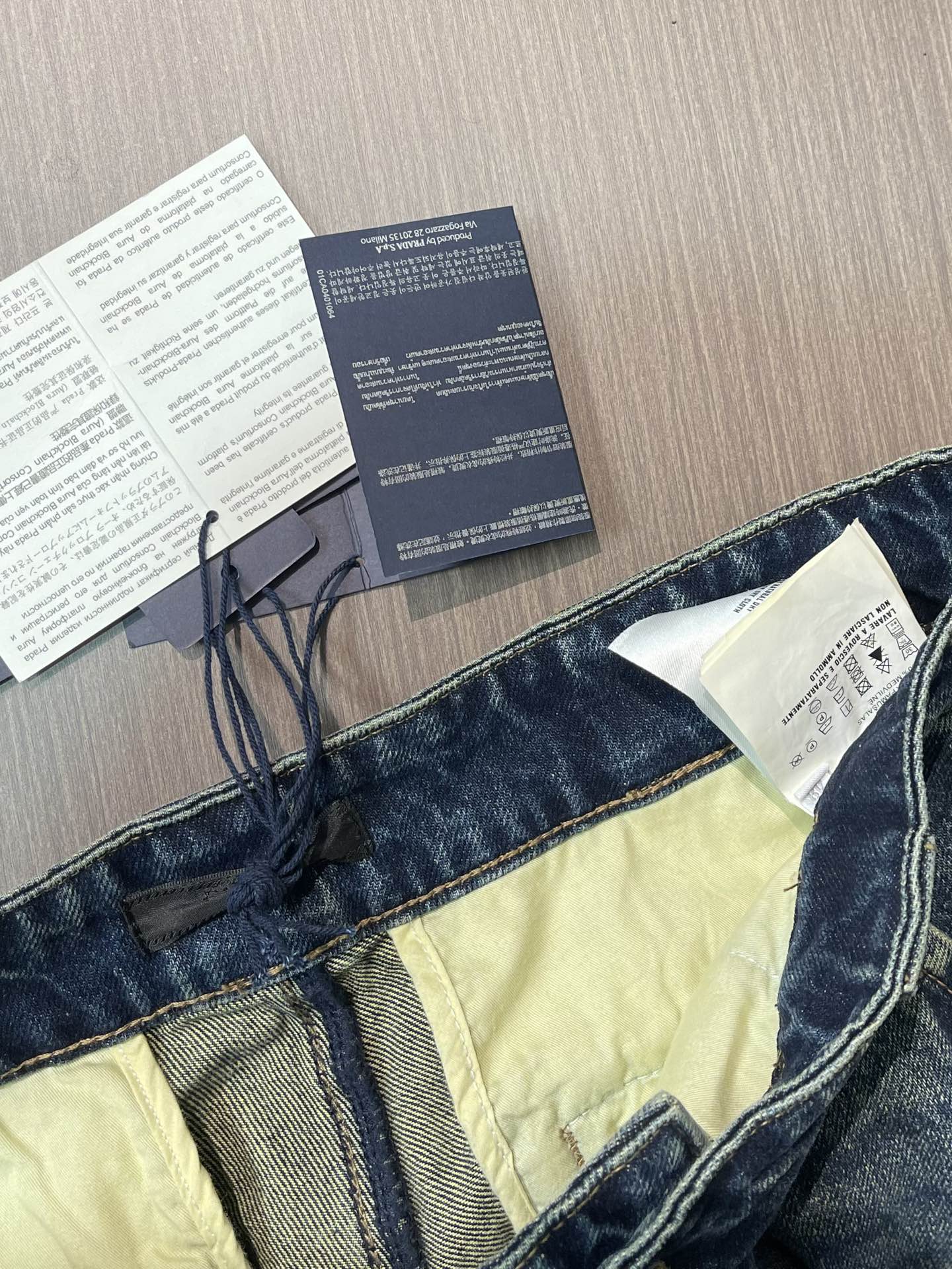 PRA* Denim cargo jeans