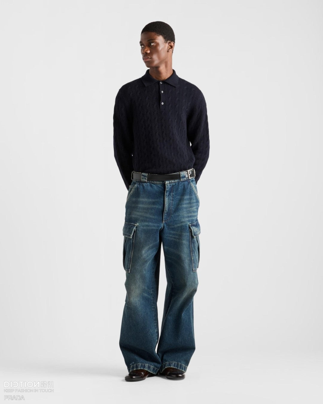 PRA* Denim cargo jeans