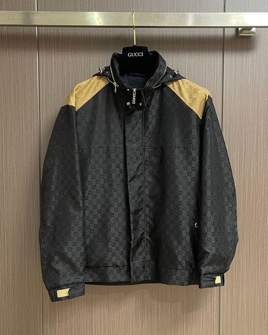 GUC* Allover printed hooded jacket