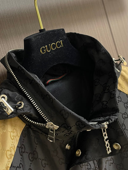 GUC* Allover printed hooded jacket