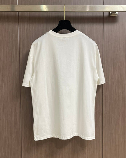 MONCL* Calligraphy Logo Cotton T-Shirt