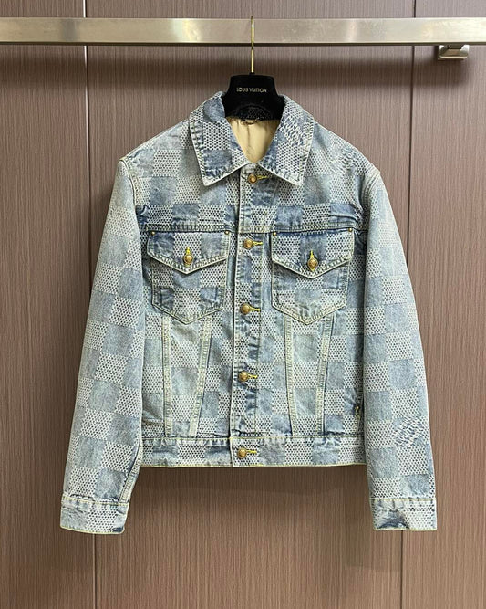 LOUI*V Damier Classic Denim Jacket