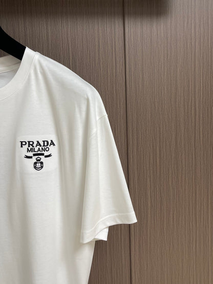 PRA* 3D embroidered lettering T-shirt