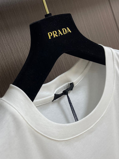 PRA* 3D embroidered lettering T-shirt