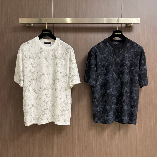 LOUI*V Couple's short-sleeved T-shirt with logo