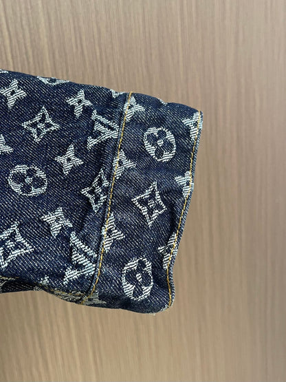 LOUI*V MONOGRAM JACQUARD DENIM JACKET