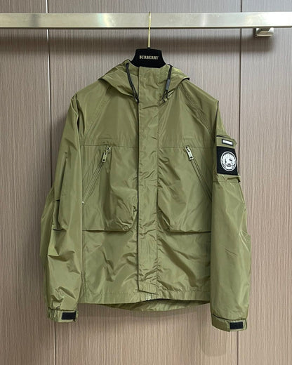 BURB* Jacket with sleeve logo and velcro