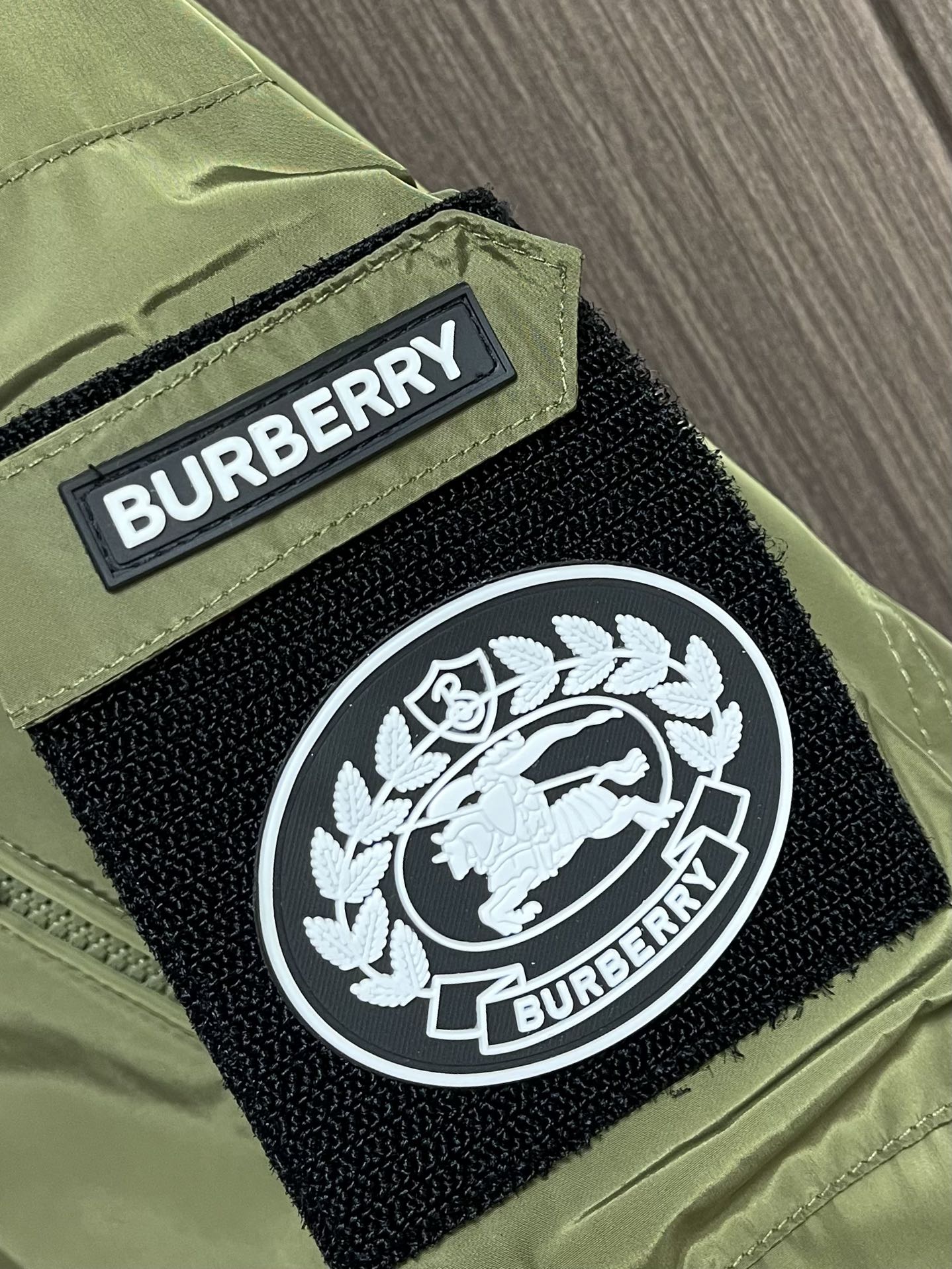 BURB* Jacket with sleeve logo and velcro