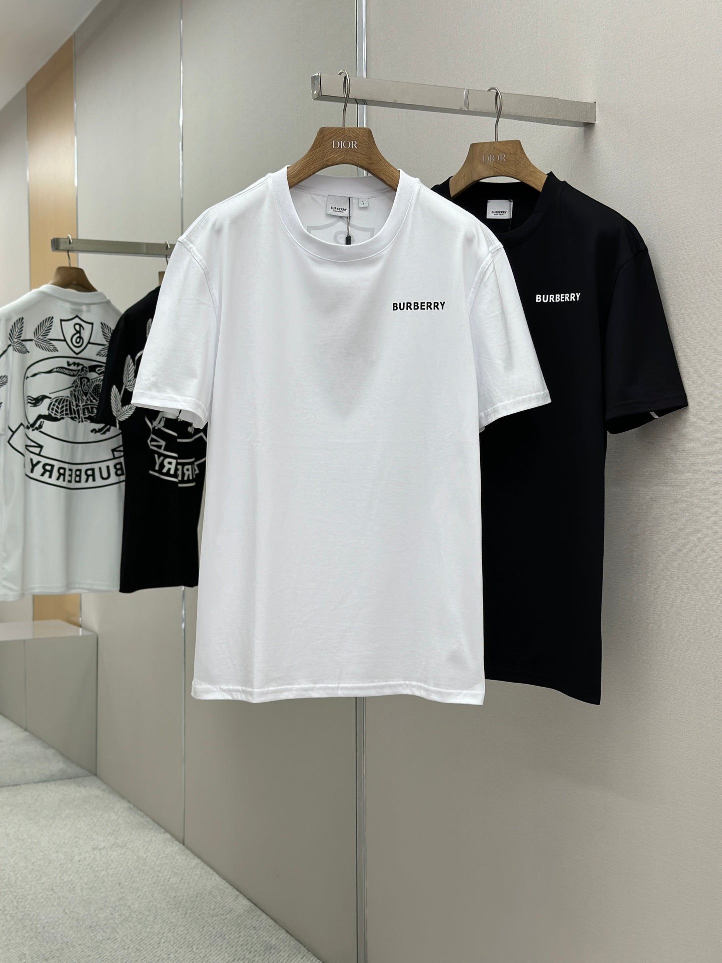 BURB* Logo Cotton T-shirt