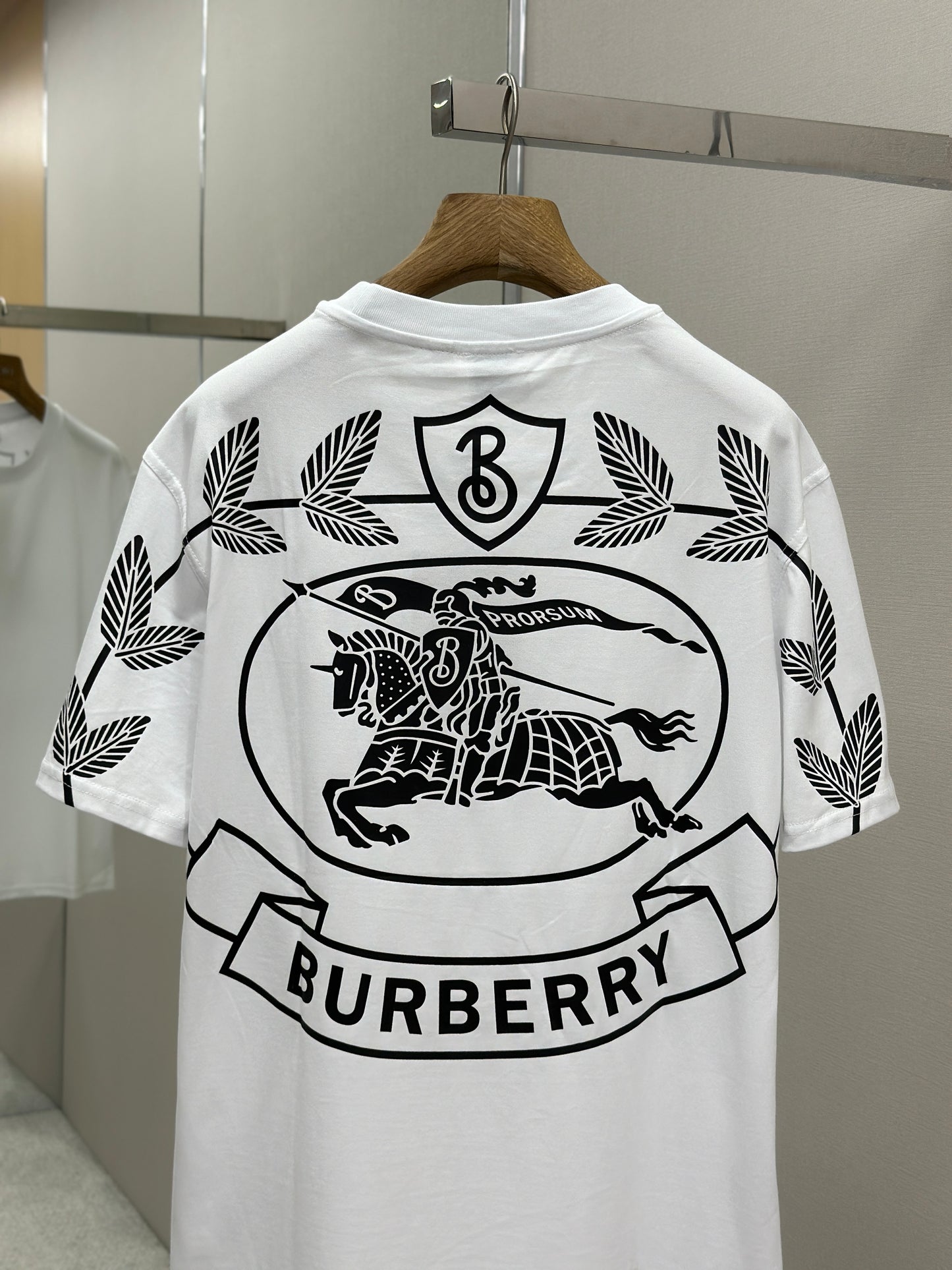 BURB* Logo Cotton T-shirt