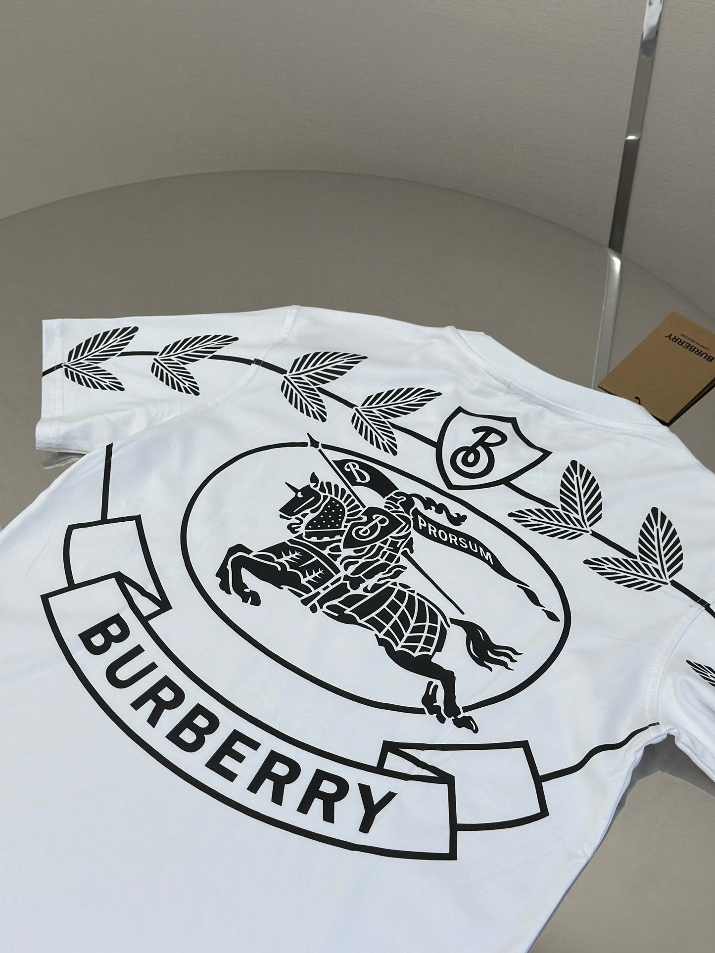BURB* Logo Cotton T-shirt