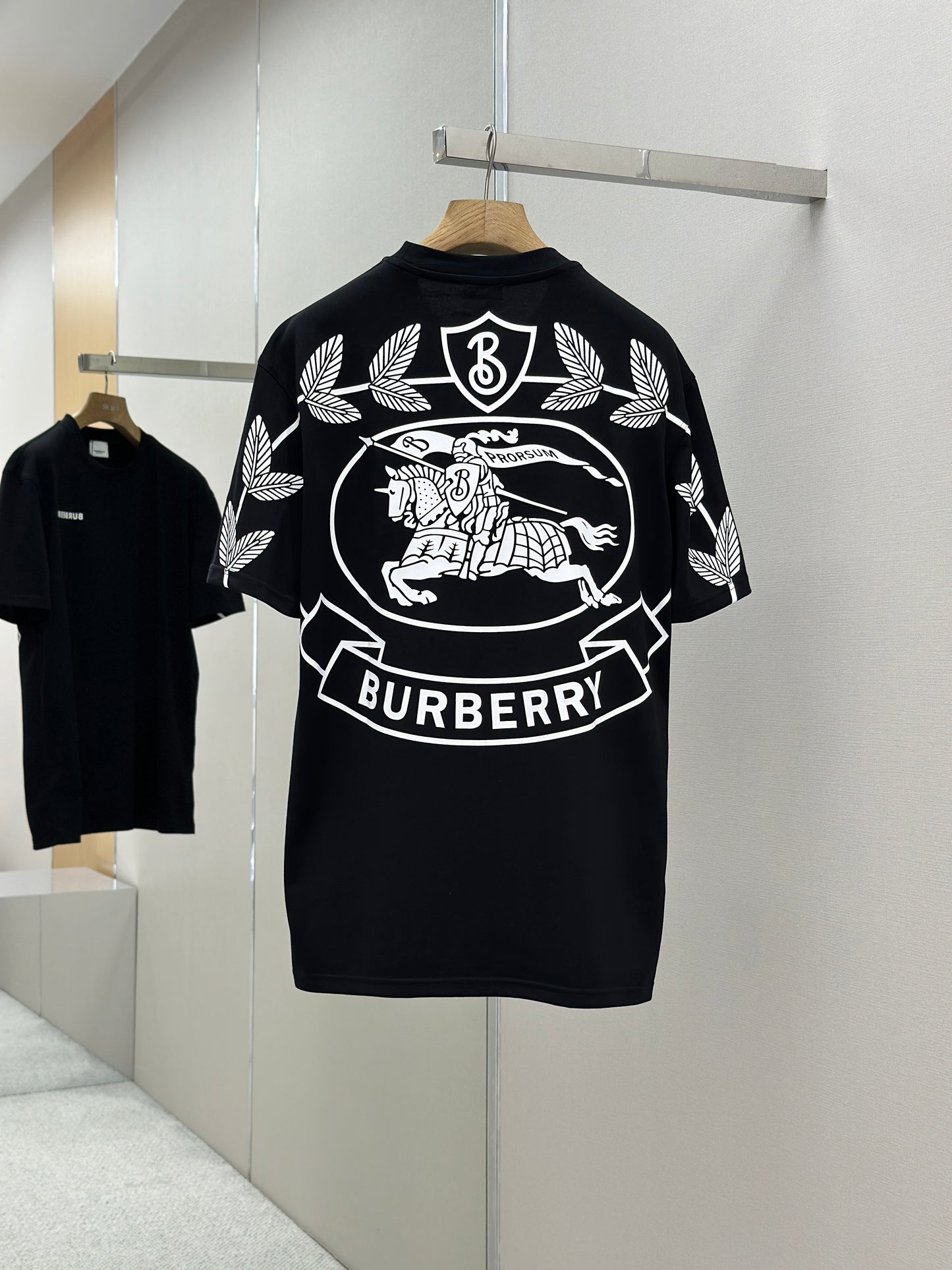 BURB* Logo Cotton T-shirt
