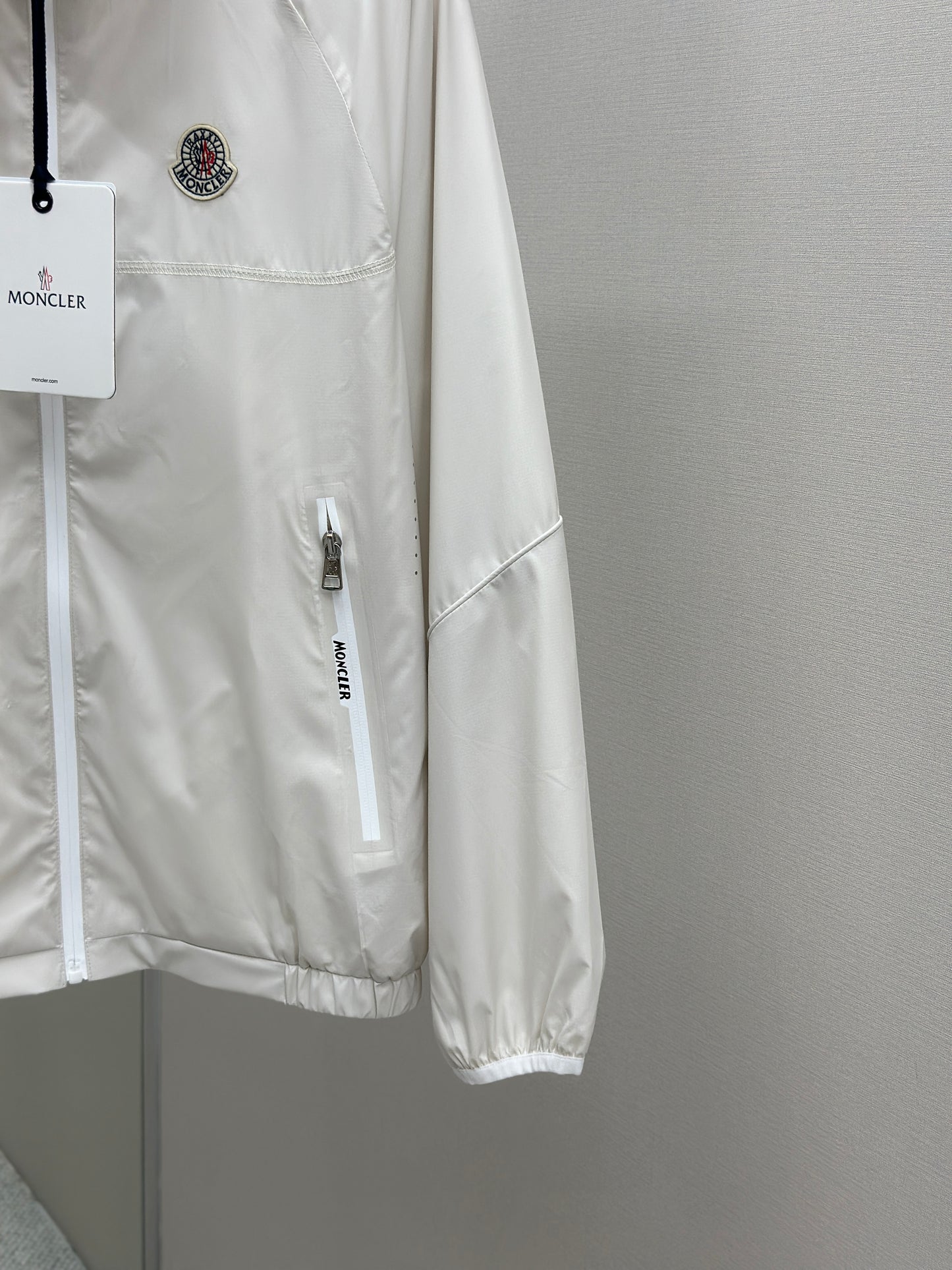 MONCL* Negara Packable Hooded Windbreaker