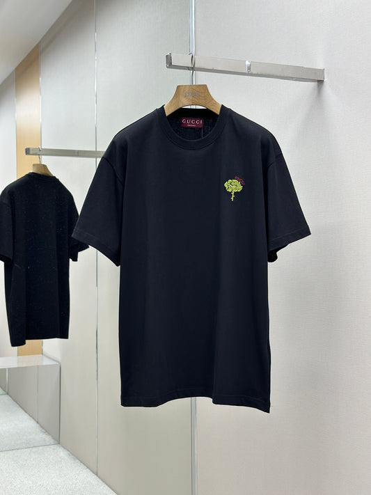 GUC* Cotton jersey T-shirt with embroidery