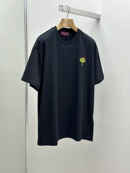 GUC* Cotton jersey T-shirt with embroidery