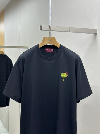 GUC* Cotton jersey T-shirt with embroidery