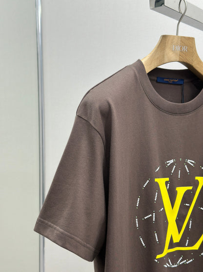 LOUI*V Washed Embellished Cotton T-Shirt