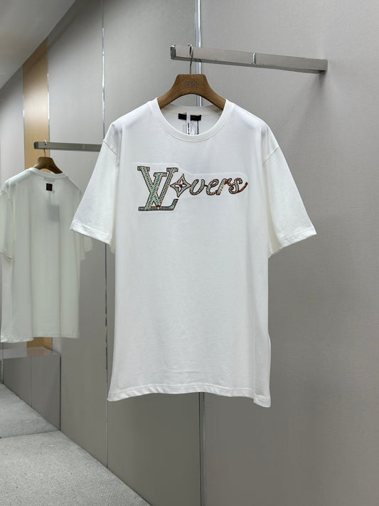 LOUI*V Embroidered Short-Sleeved T-Shirt