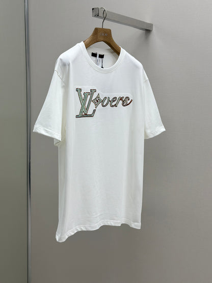 LOUI*V Embroidered Short-Sleeved T-Shirt
