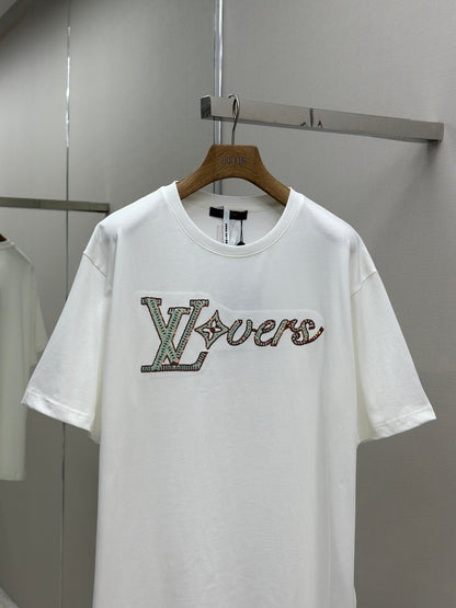 LOUI*V Embroidered Short-Sleeved T-Shirt