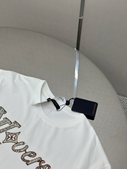 LOUI*V Embroidered Short-Sleeved T-Shirt