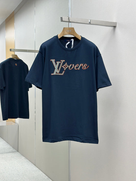 LOUI*V Embroidered Short-Sleeved T-Shirt