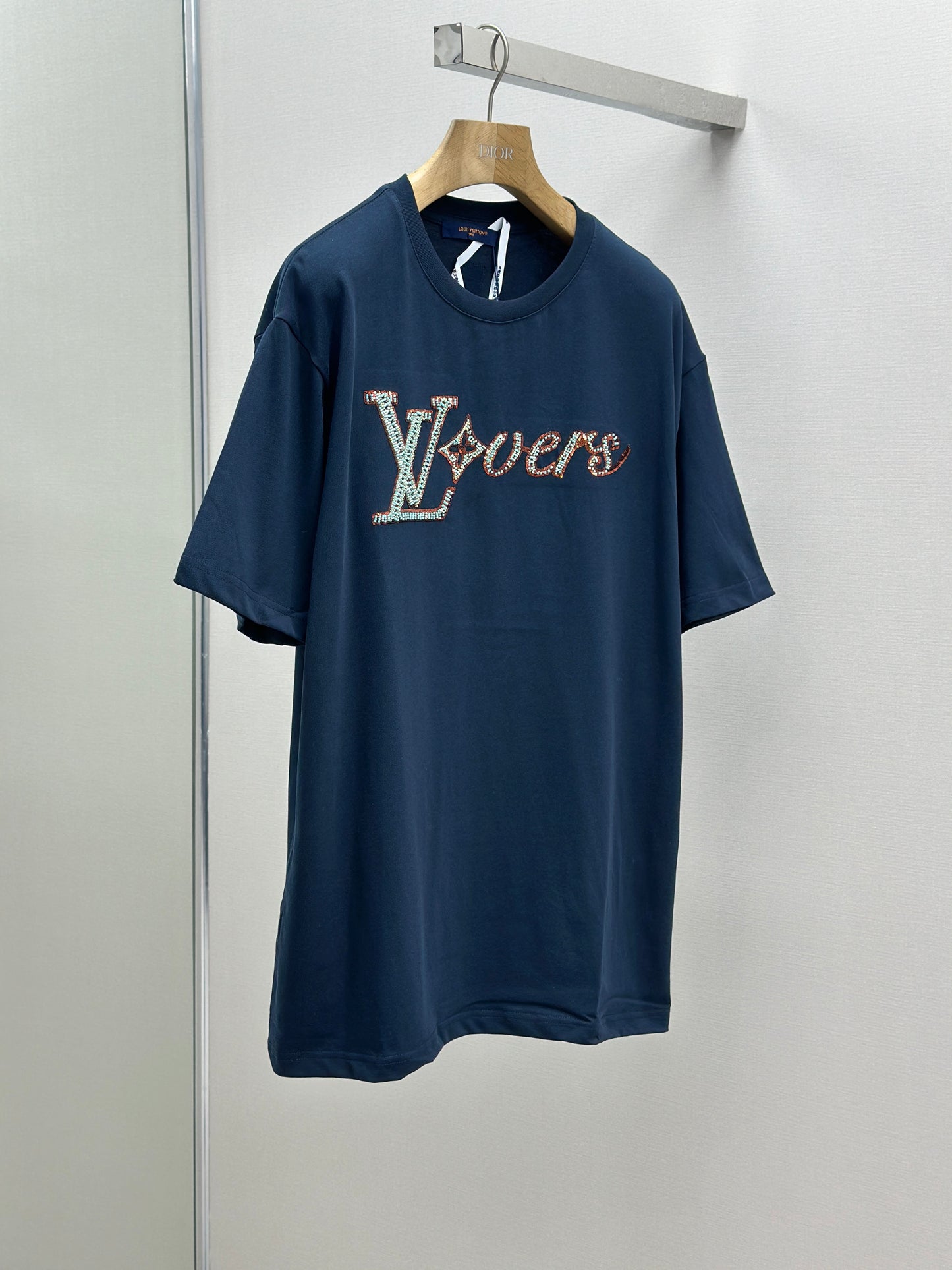 LOUI*V Embroidered Short-Sleeved T-Shirt