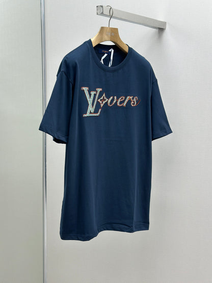 LOUI*V Embroidered Short-Sleeved T-Shirt