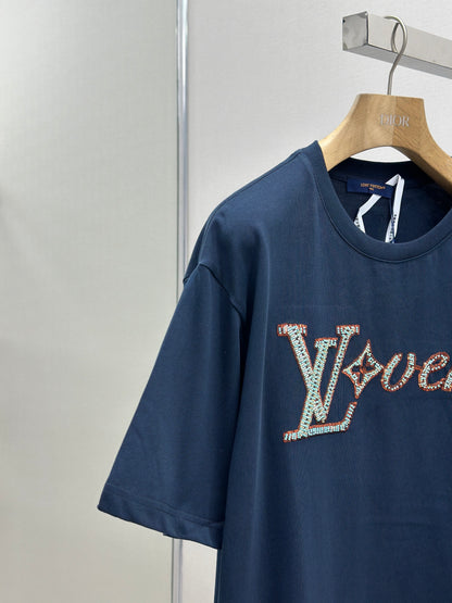 LOUI*V Embroidered Short-Sleeved T-Shirt
