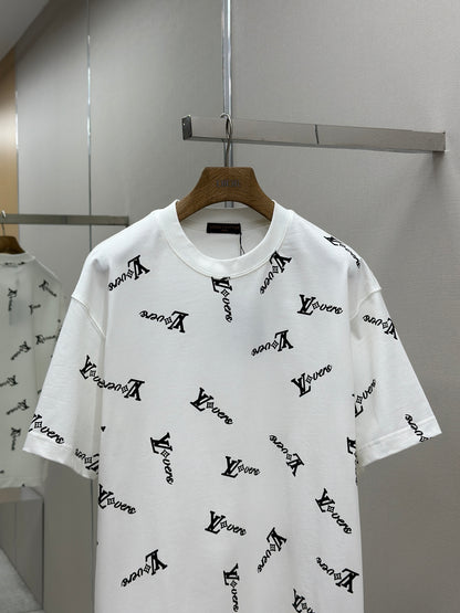 LOUI*V Jacquard Cotton T-Shirt