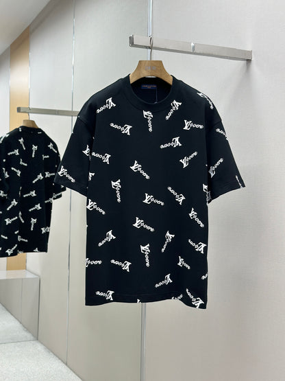 LOUI*V Jacquard Cotton T-Shirt