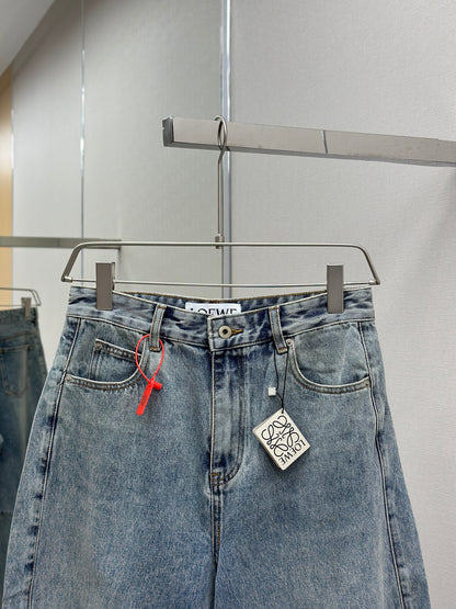 LOE*W Anagram barrel jeans in denim