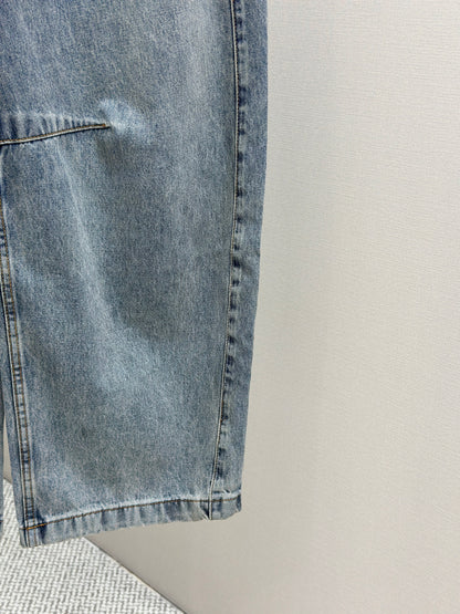 LOE*W Anagram barrel jeans in denim