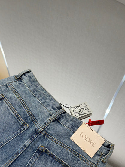 LOE*W Anagram barrel jeans in denim