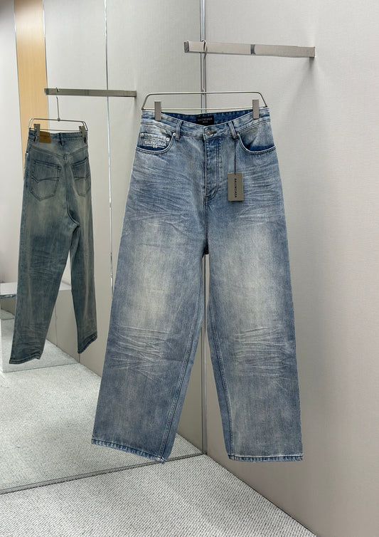 BALENC* Baggy Pants in Light Blue