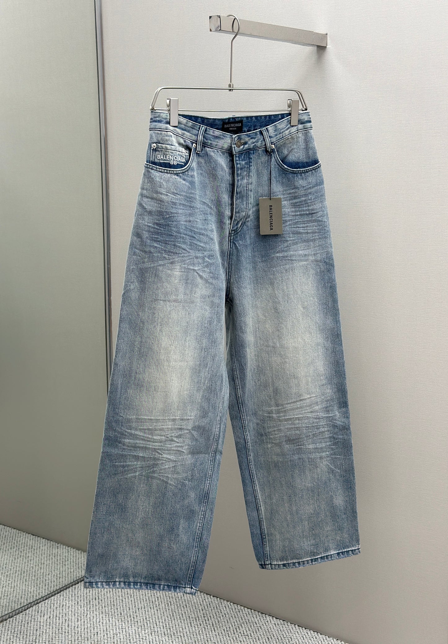BALENC* Baggy Pants in Light Blue